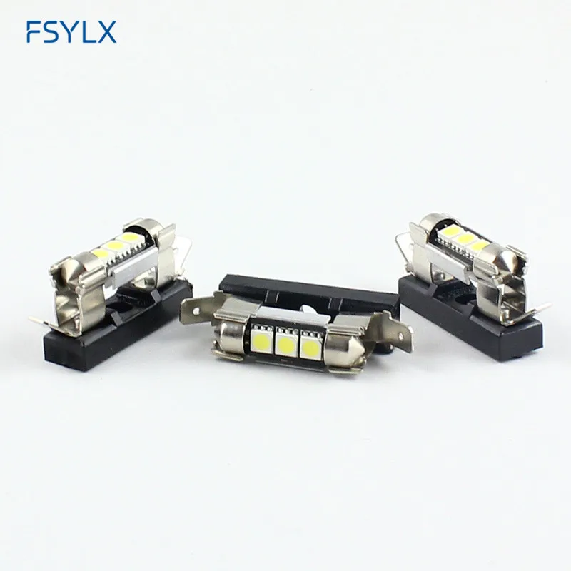 FSYLX Festoon C5W гнездо адаптера для 31 мм 36 мм автомобиля C5W гирлянда светодиодные лампы для чтения светодиодные лампочки адаптер светодиодный разъем festoon
