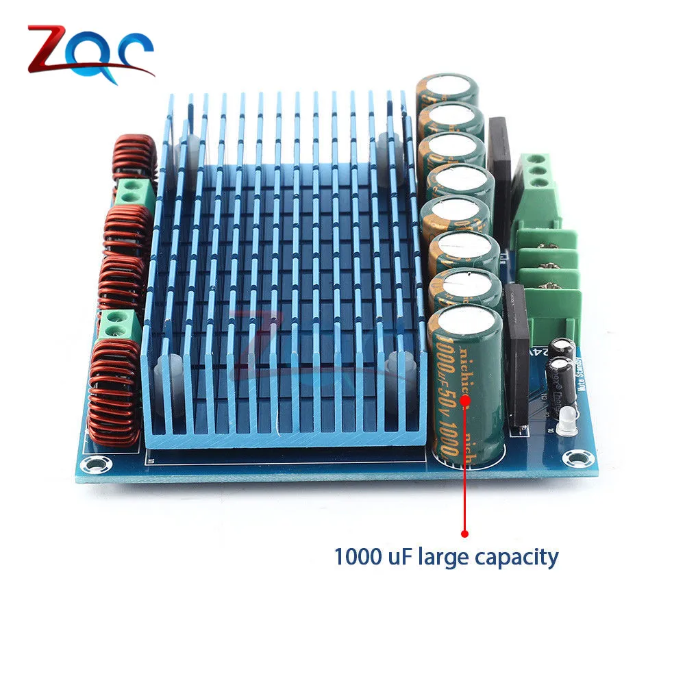 XH-M252 2*420 Вт ультра высокой Мощность модуль цифровой усилитель AC 24V стерео TDA8954TH