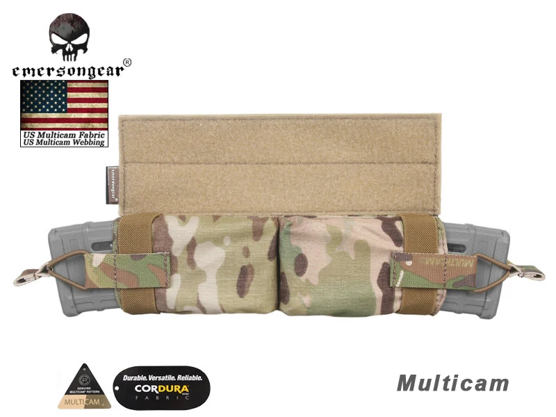 Emerson Шестерни боковая Выдвижная подсумок M4 Molle тактический магнитный крюк и петля с Шестерни EM9044 Мультикам цвет black Coyote коричневый
