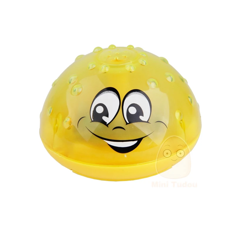 Yellow Water Ball Игрушки для ванной, светильник с распылителем, вращающийся с душевой кабиной, детские игрушки для детей, для малышей, для плавания, вечерние, для ванной, светодиодный светильник, игрушки - Цвет: Yellow Water Ball