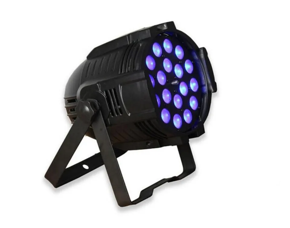8 pz/lotto 18x18 Вт zoom par luce dmx luci dj 64 rgbwa uv 6in1 led для party дискотека | Лампы и освещение
