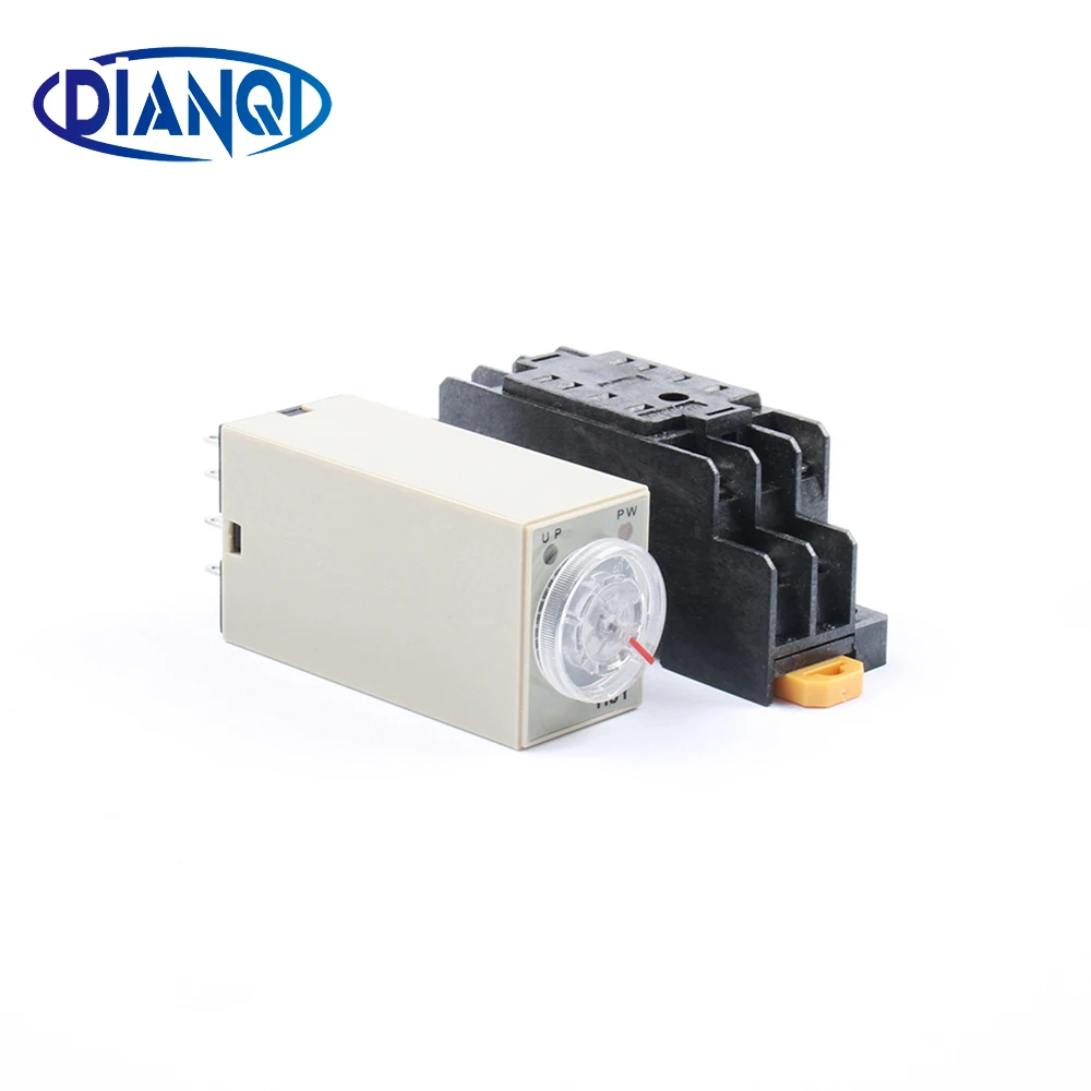 Φ с базовым 8 контактным реле времени ST6P 2 DC 24V|relay programable|relay 24vrelay 12v |