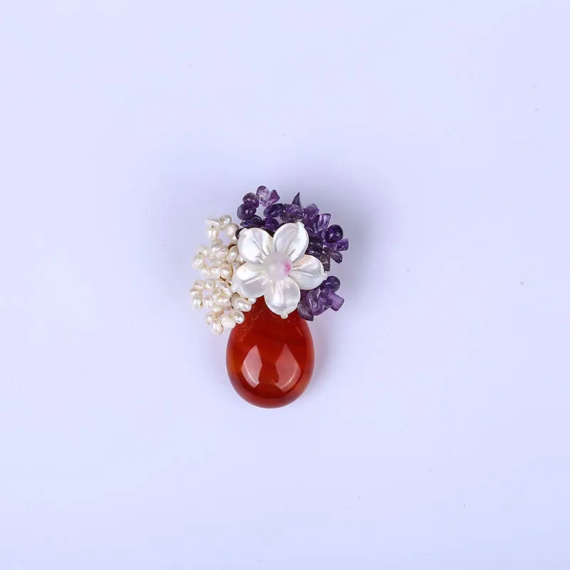 100% ручная работа женская одежда аксессуары кулон Дырокол элегантность брошь