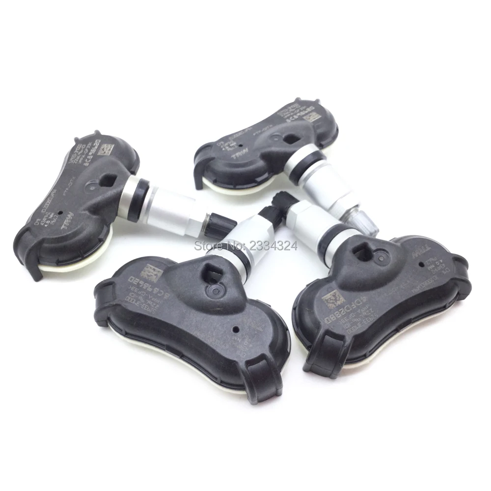 4 X подлинные TPMS для Kia Rio Sportage hyundai IX35 Elantra Accent 434 МГц с шиномонтажным клапаном типа гайки комплекты 52933-3M000 529333M000