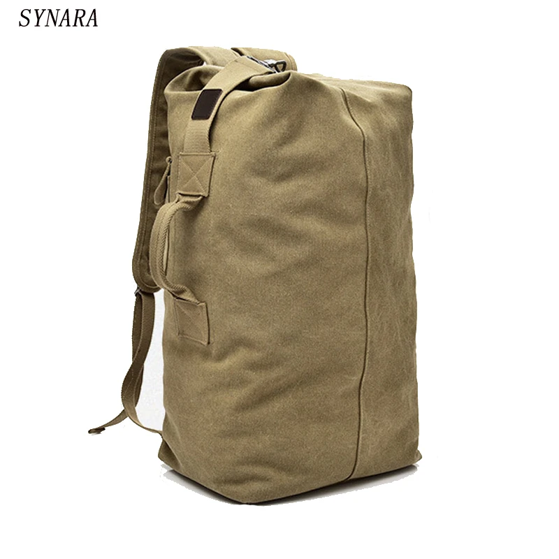 

Huge Travel Bag Large Capacity Men backpack Canvas Weekend Bags Multifunctional Travel Bags Men Army Tourist Foldable Hand Bag