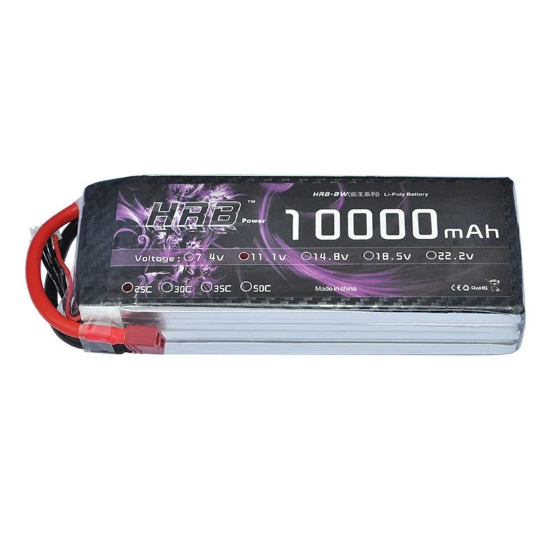 Аккумулятор hrb lipo 3S 11,1 V 5000mAh 5200mah 6000mah 8000mah 10000mah 12000mah 16000mah 22000mah mAh 50C для радиоуправляемых вертолетов автомобилей ebike