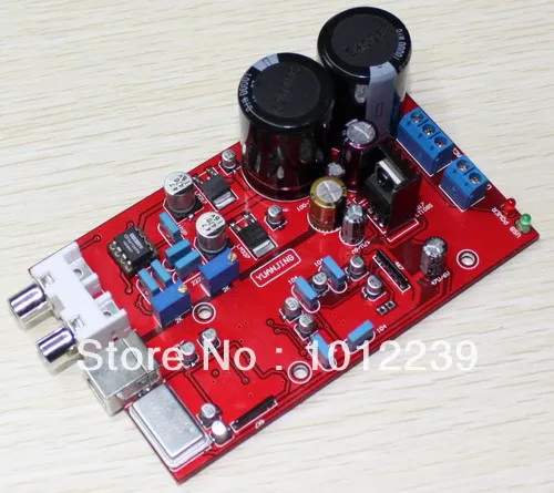 Горячая Распродажа плата DAC/TE7022 + WM8741 USB декодер (24BIT-96K) | Электроника