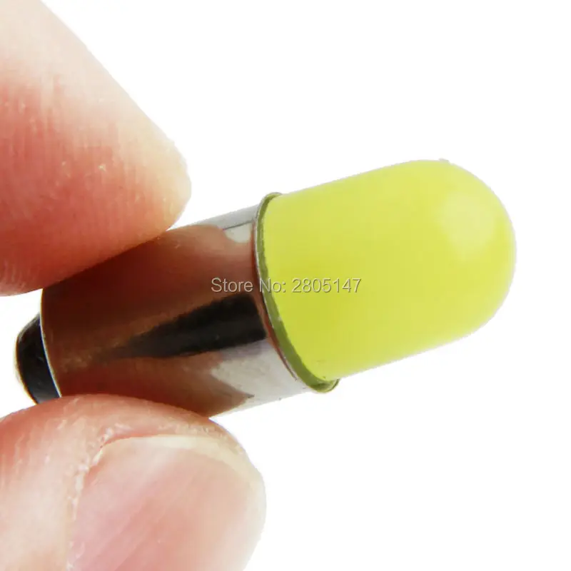 10 шт. Жаростойкие T4W Led BA9S COB 30MA круглый 3D T11 363 1 SMD номерного знака автомобиля светильник лампочка для автомобильная лампа на дверь белый 12V