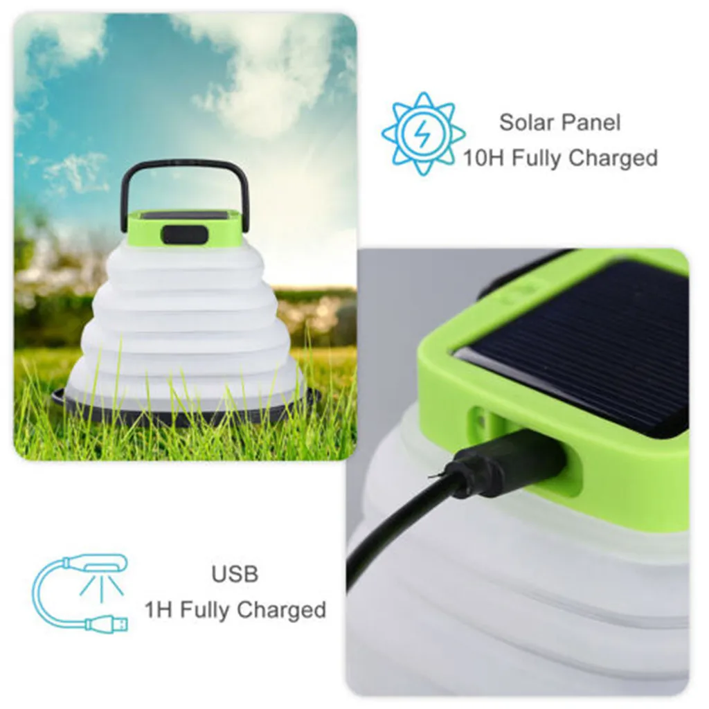 Новая портативная наружная подвесная Складная кемпинговая палатка светодиодный