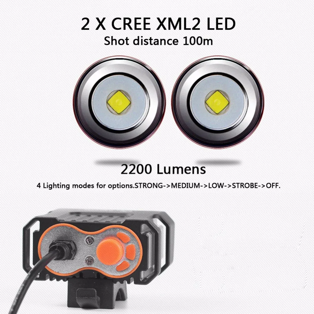 SpoLite Bike Light Powerful Lumens Bicycles Lights USB Rechargeable Bicycle Easy Install Waterproof lights | Спорт и развлечения