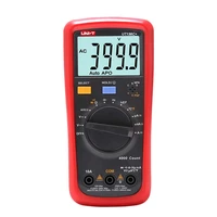 uni t ut136c ncv digital multimeter auto range acdc voltage resistance capacitance frequency temperature hfe test