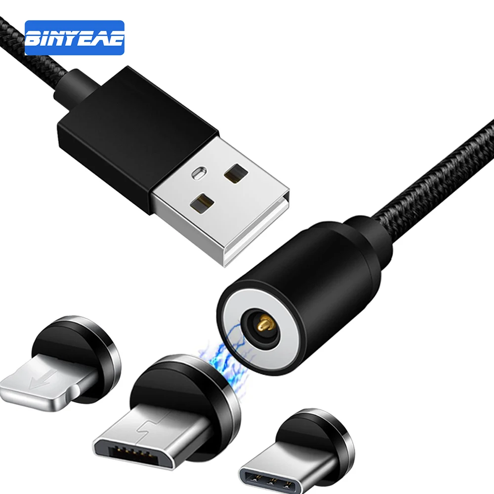 2в1 Магнитный кабель Type C Micro USB магнит быстрое зарядное устройство для iPhone X 7 Plus 6
