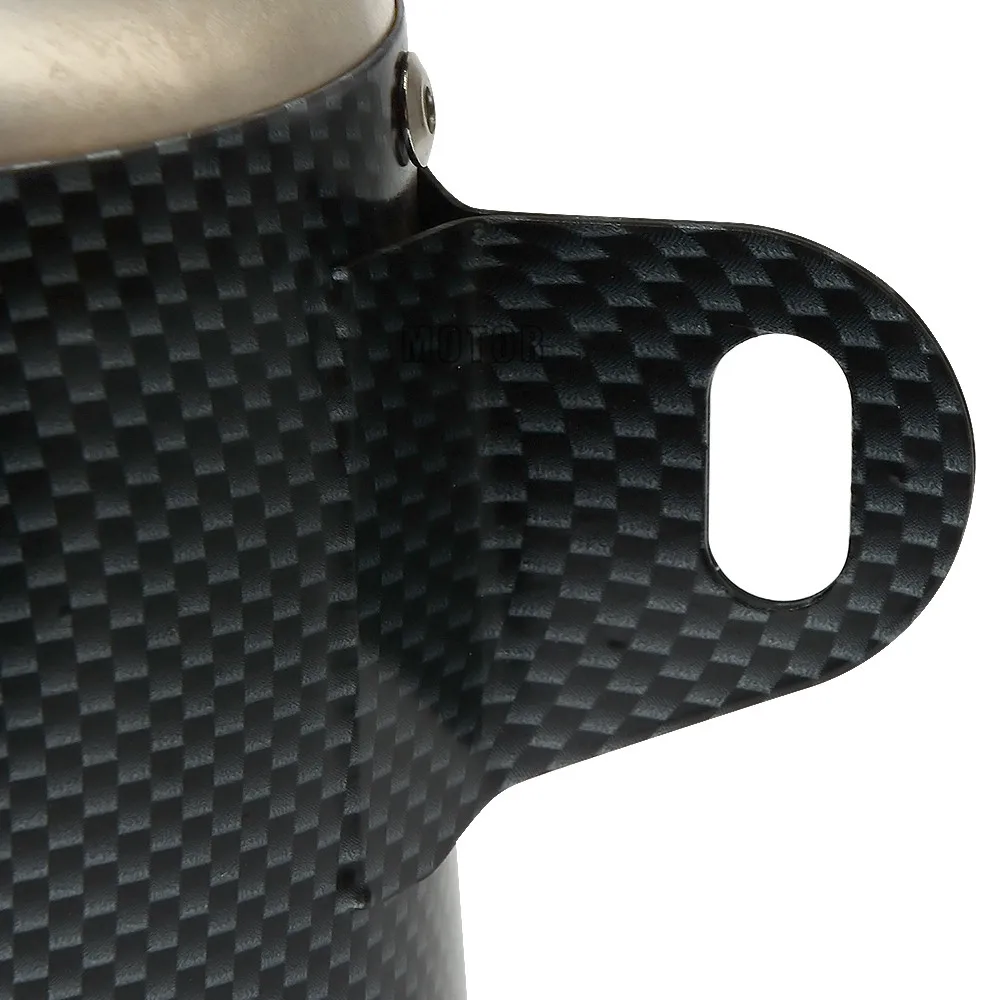 51 мм выхлопная труба мотоцикла Модифицированная Муфельная из углеродного