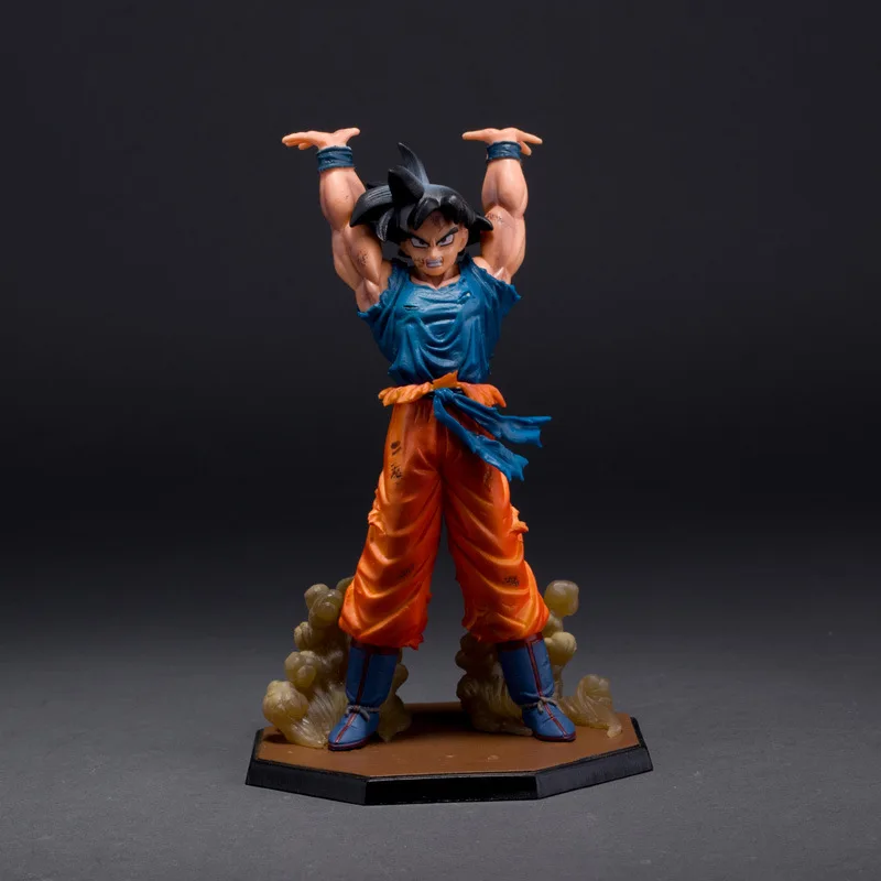 LSY Dragon Ball Z Супер Saiyan ГОКу сын Genkidama ПВХ фигурку Коллекция Модель игрушки куклы 17 см