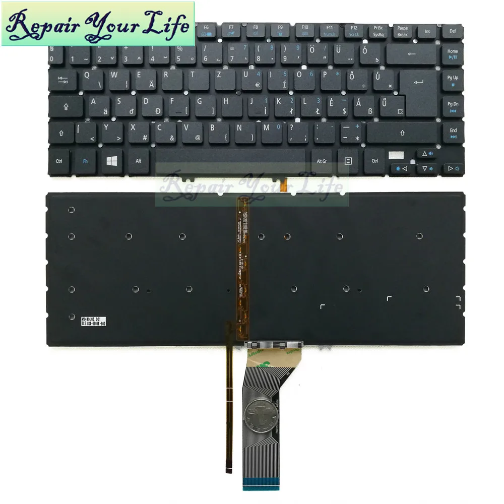 Ремонт клавиатуры для ноутбука Acer Aspire R7-572 R7-572G R7-572P HU Венгерская раскладка с