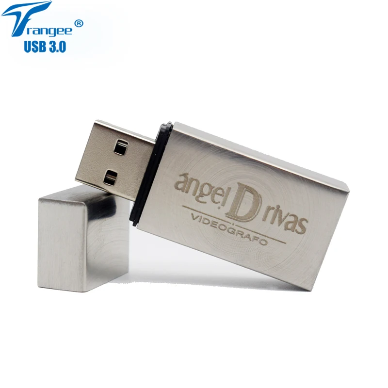 Trangee 10 шт./лот USB 3 0 флэш накопитель 8 ГБ 16 32 64 Суперскоростной Pendrive металлический