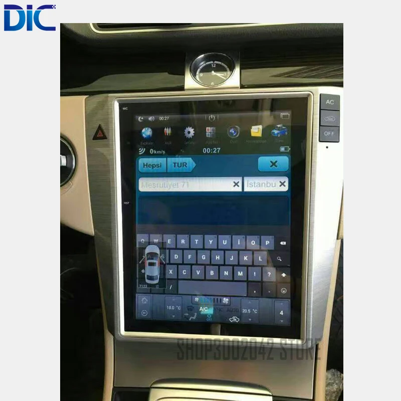 DLC вертикальный экран Android система навигации плеер GPS 10 4 дюйма 32 Гб радио bluetooth для