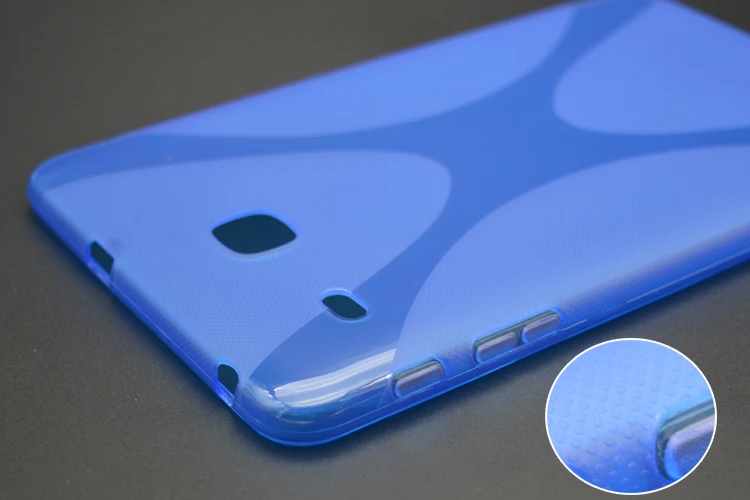 Противоскользящий матовый чехол X Line из мягкого силикона и резины гелевый Чехол