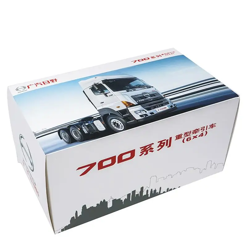 Изысканный коллекционный сплав модель подарок 1:24 HINO 700 сверхмощный для трактора