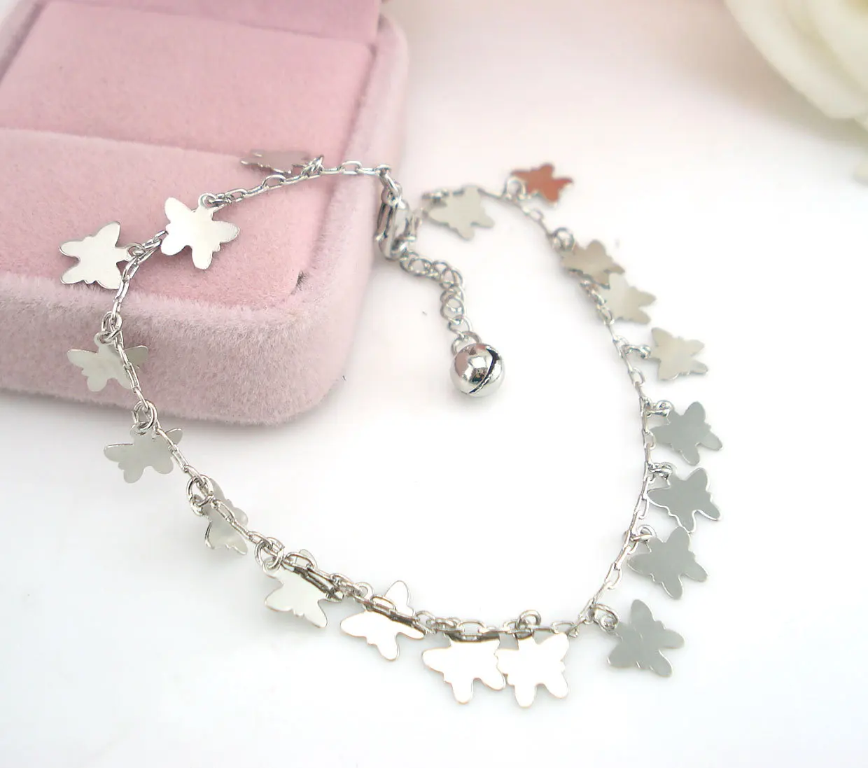 Браслет на ногу с изображением бабочки 2020|pulseras tobilleras mujer|tobillera mujerjewelry ankle |