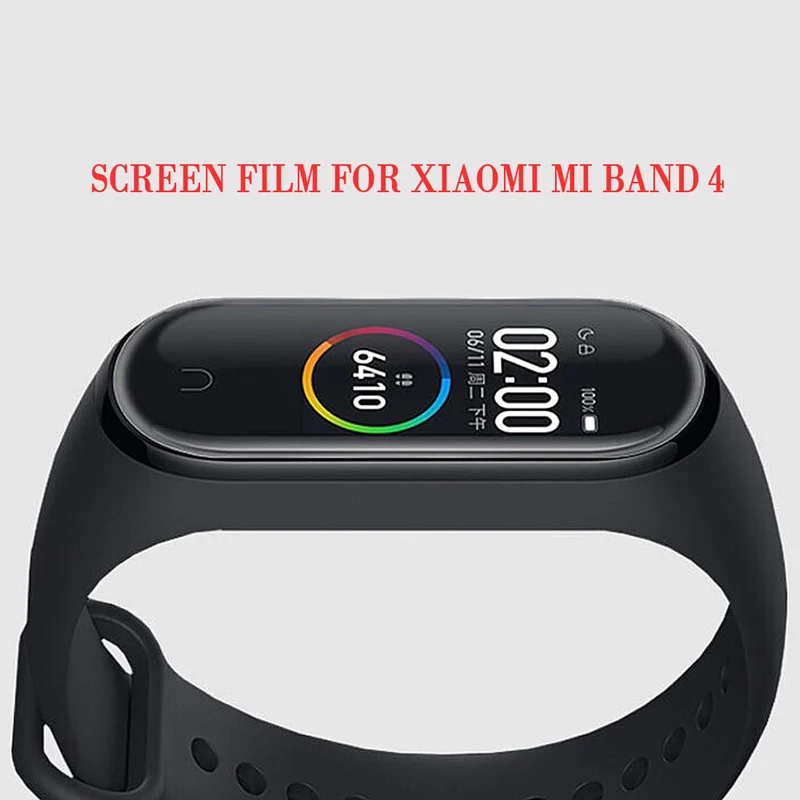 Защитная пленка для Xiaomi Mi Band 4 мягкая проницаемая защита дисплея умных часов на