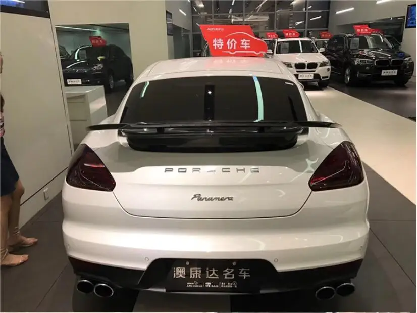Углеродное волокно Кра заднее крыло багажник выступ Спойлеры для Porsche Panamera 970 971 2010 2011 2011 2012 2013