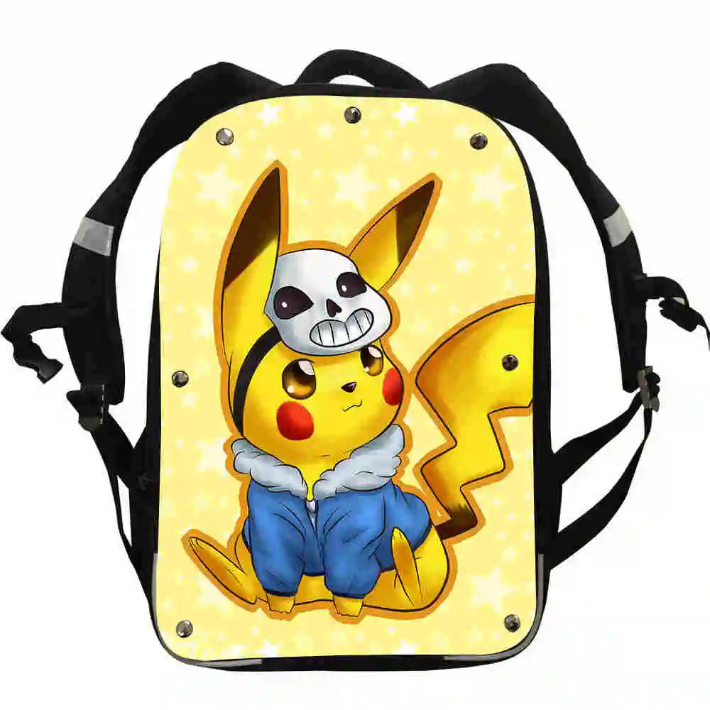 Аниме рюкзаки Undertale Ultra Instinct Pokemon FNAF Sans UT школьные сумки для мальчиков и девочек