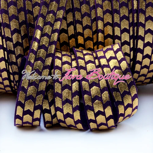 Золотая стрелка из фольги #285 Слива складывается поверх эластичных женских