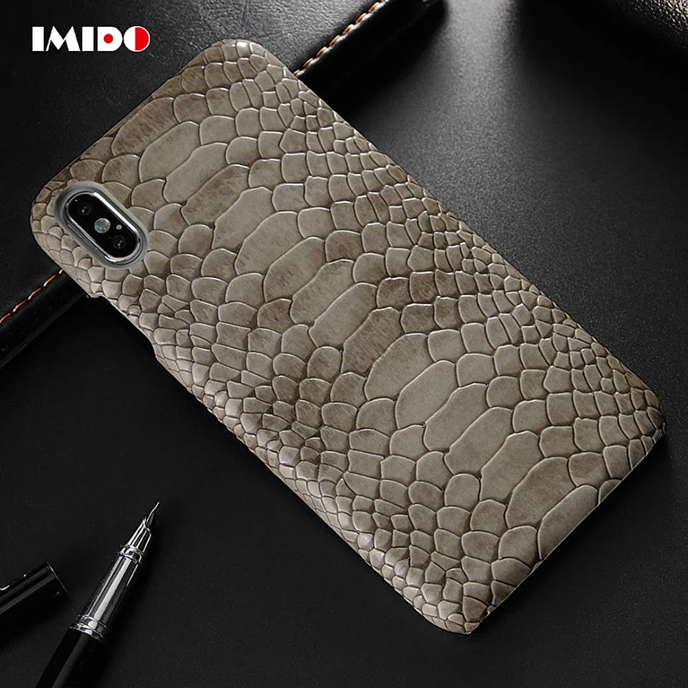 Чехол IMIDO из искусственной кожи с абстрактным рисунком для iPhone XS MAX Винтажный