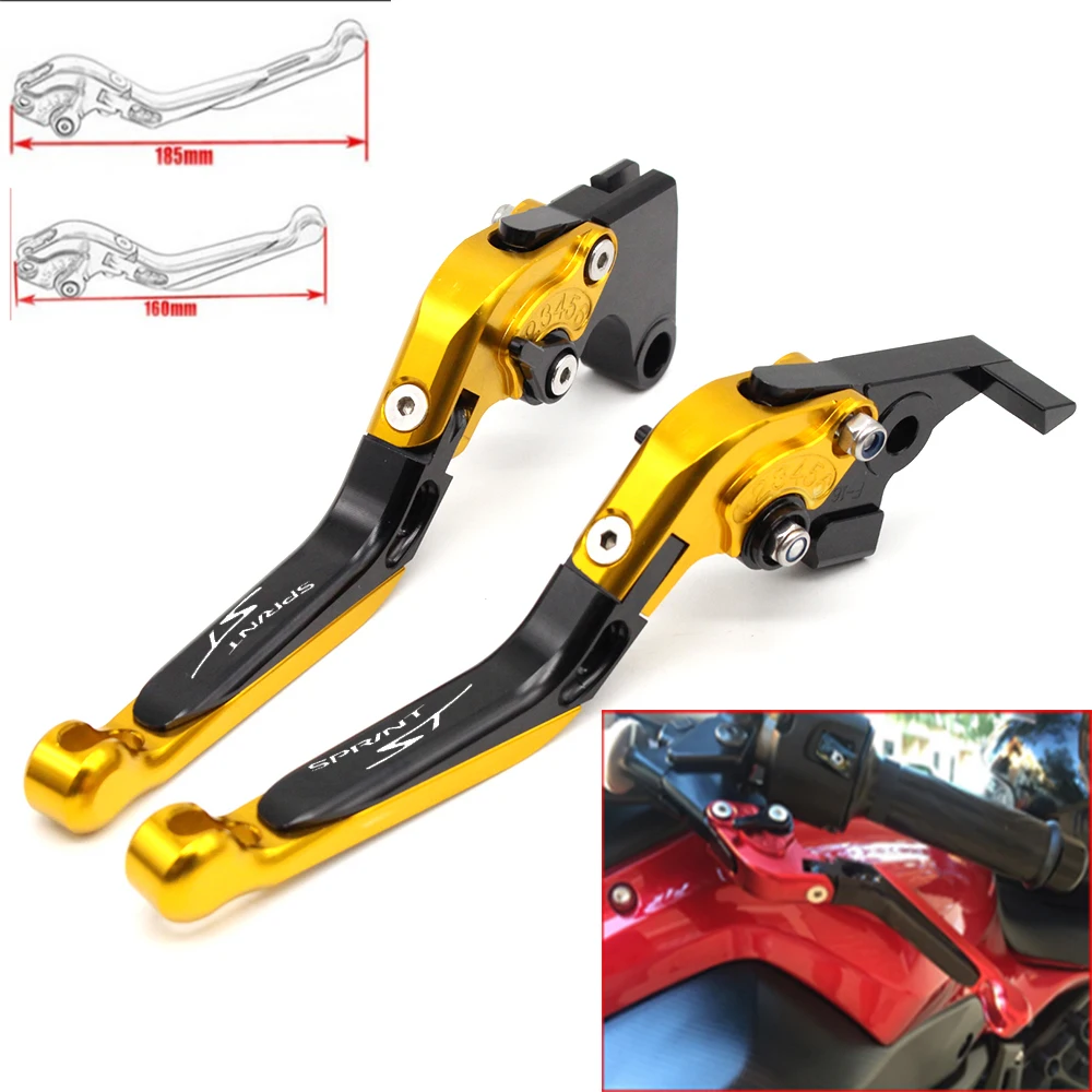Регулируемые складные рычаги тормозной муфты для мотоцикла CNC Triumph SPRINT ST 1997 1998 1999
