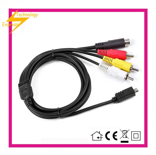 AV A/V TV видеокабель со шнуром для Sony Handycam Camcorder DCR HC51/e SR30/e/l HDR XR260/e/v/e/l/b|lead cable|for cablesony