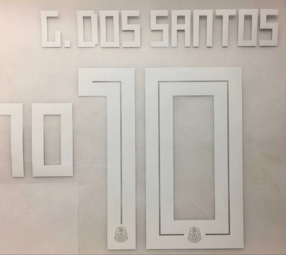 2018 Mexico H. LOZANO G. DOS SANTOS VELA CHICHARITO MARQUEZ Jersey Print Number Fonts Customize Name Patches Badges Stamping | Спорт и