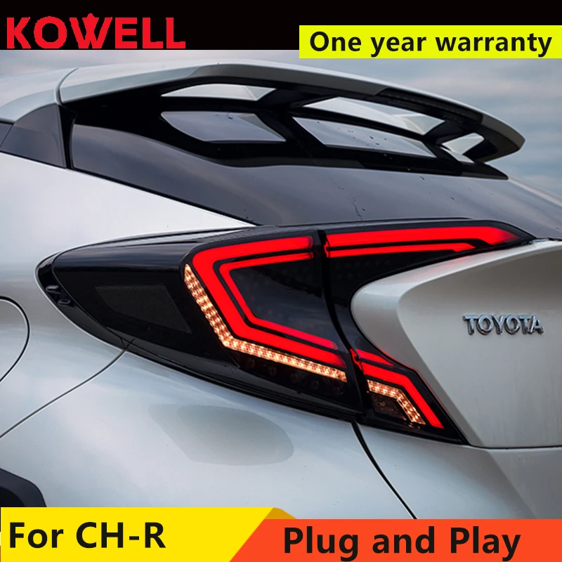 

Car styling Tail Lights For Toyota CH-R C-HR CHR 2017-2018 Led Tail Lights Fog lamp Rear Lamp DRL+Brake+Park+Signal lights