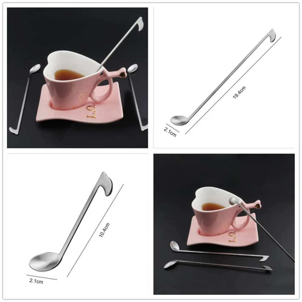 2018 1 шт. лидер продаж ложка для кофе в форме ручки из нержавеющей стали длинная