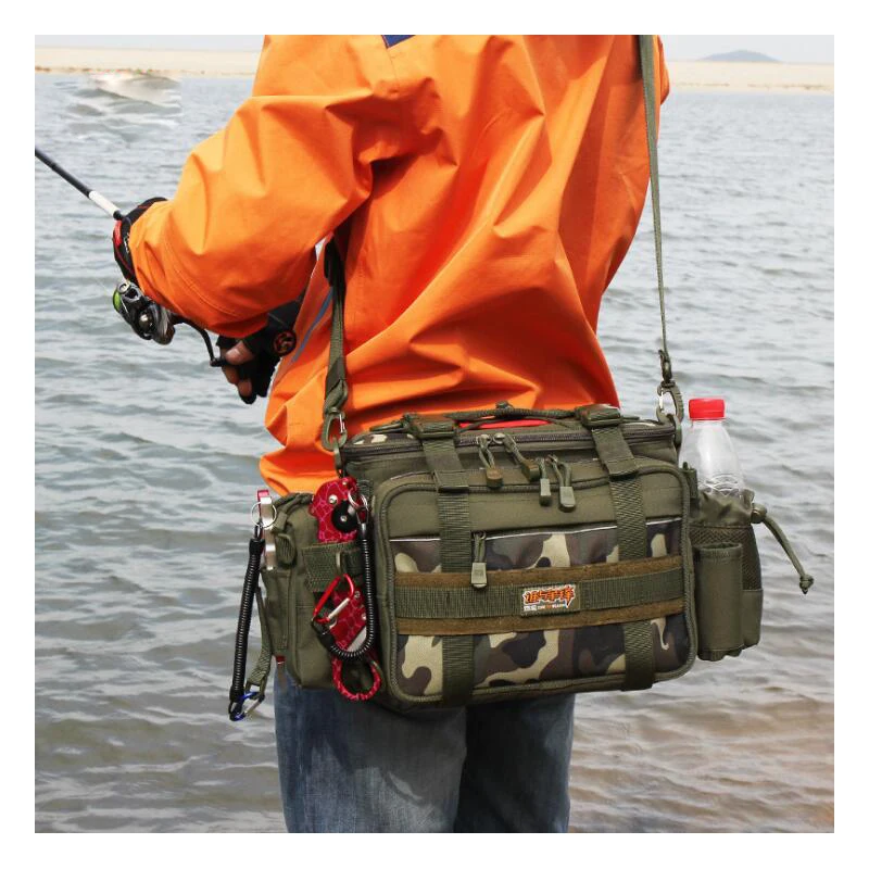 Высокое качество 4 цвета уличная сумка для рыбы многофункциональная на плечо