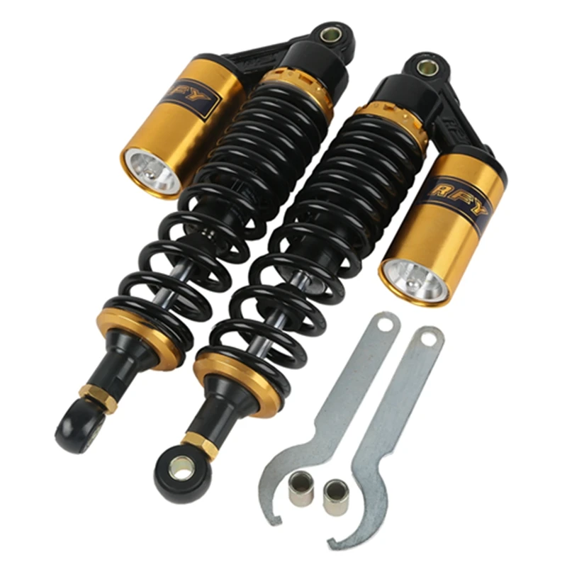 Universal Motorcycle Air Shock Absorber Rear Suspension For Yamaha Honda Suzuki Harley 150cc 200cc 250cc 300 400cc Motorbike ATV