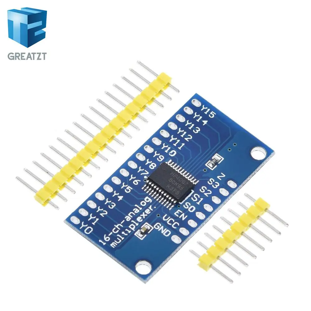 1PCS CD74HC4067 16-Channel Analog Digital Multiplexer Breakout Board Module For Arduino | Электронные компоненты и