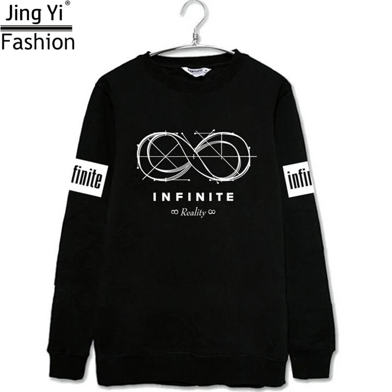 2018 Новая Мода infinite 5th мини альбом же Круглая горловина толстовки kpop реальности