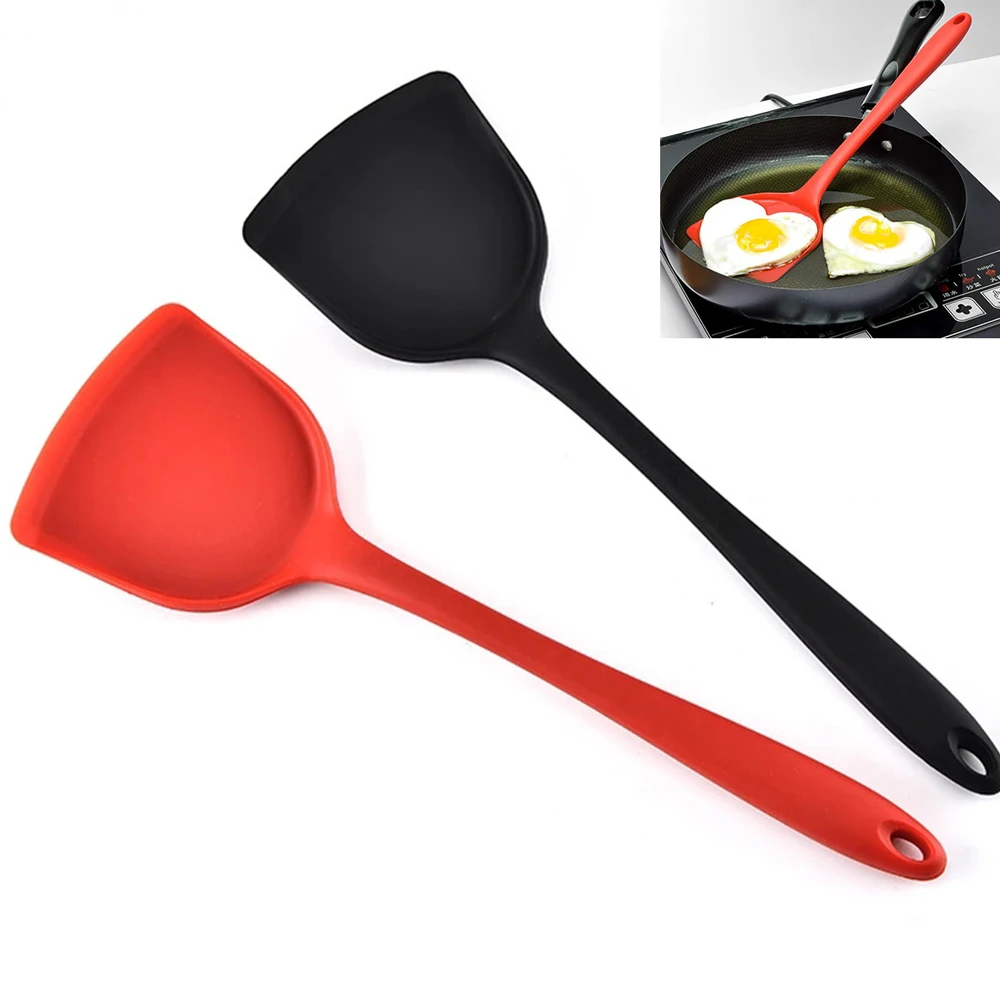 

Silicone Chinese Spatula Nonstick Cookware High Temperature Shovel Kitchenware Spatula Cooking Spoon Shovel