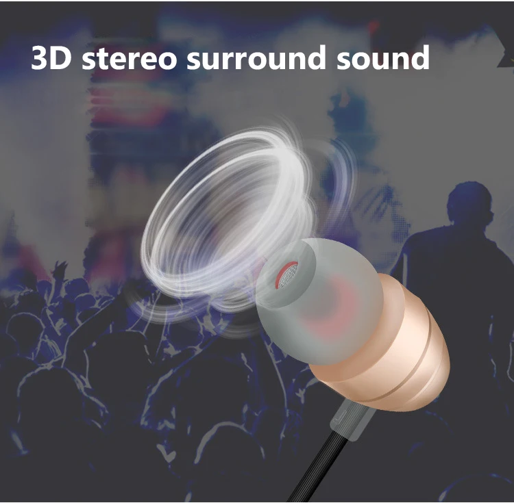 3D стерео бас наушники наушники-вкладыши гарнитура с микрофоном проводные