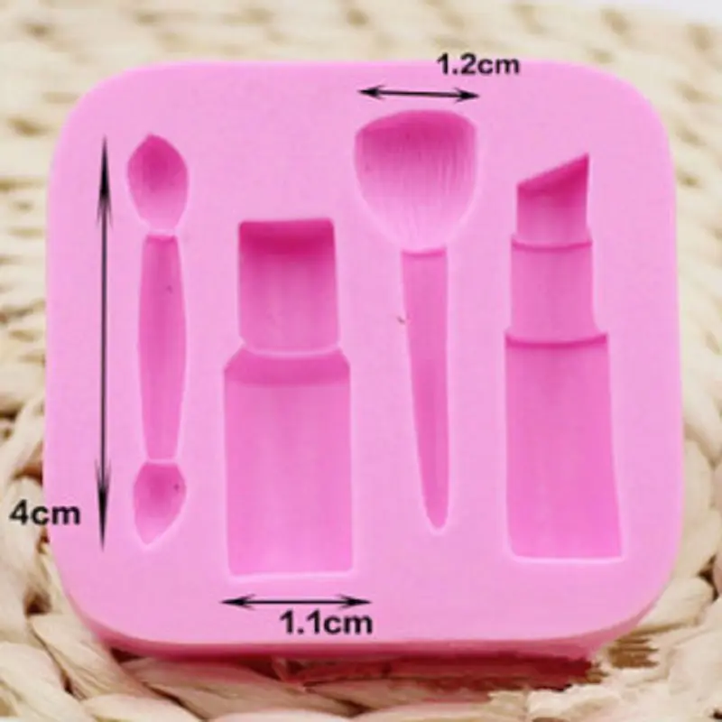Инструменты для макияжа дизайнерские формы помады помадки торта 3D Силиконовое