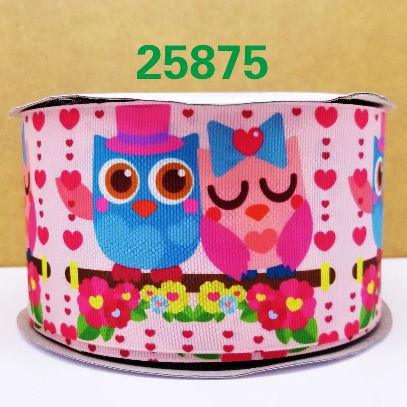 50 ярдов мультфильм напечатанный grosgrain ленты 25981