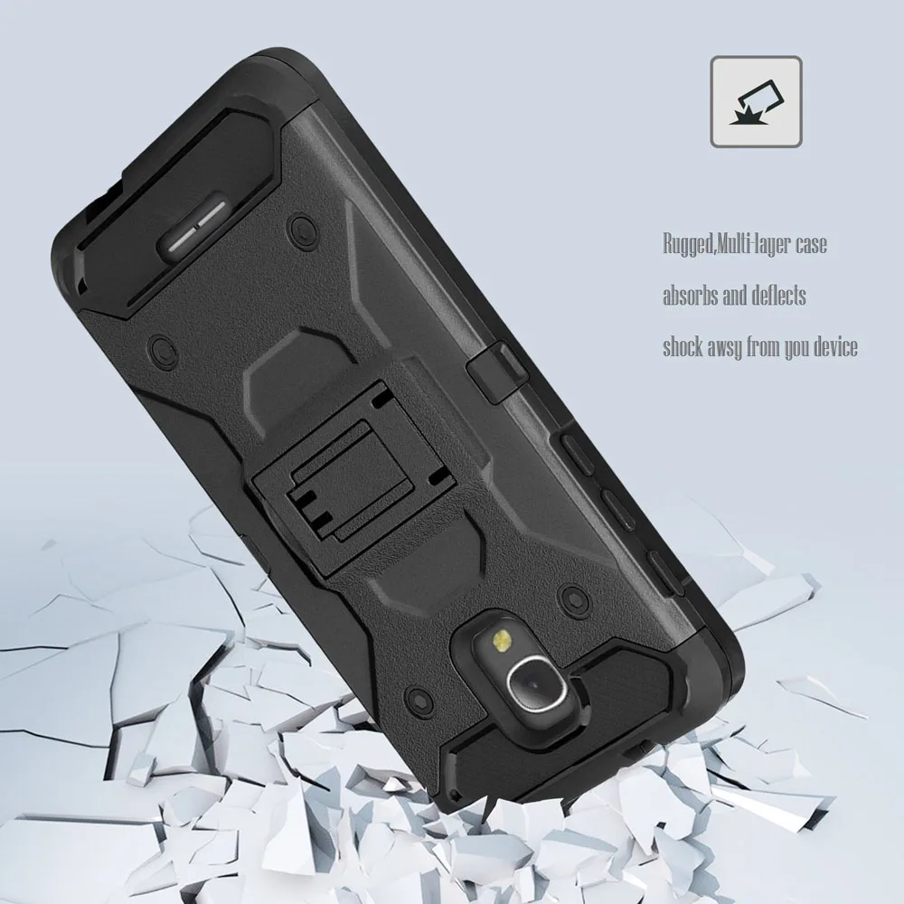 Чехол-гибрид повышенной прочности для Alcatel Fierce 4/Pop 4 Plus/OneTouch Allura 5 дюйма | Мобильные