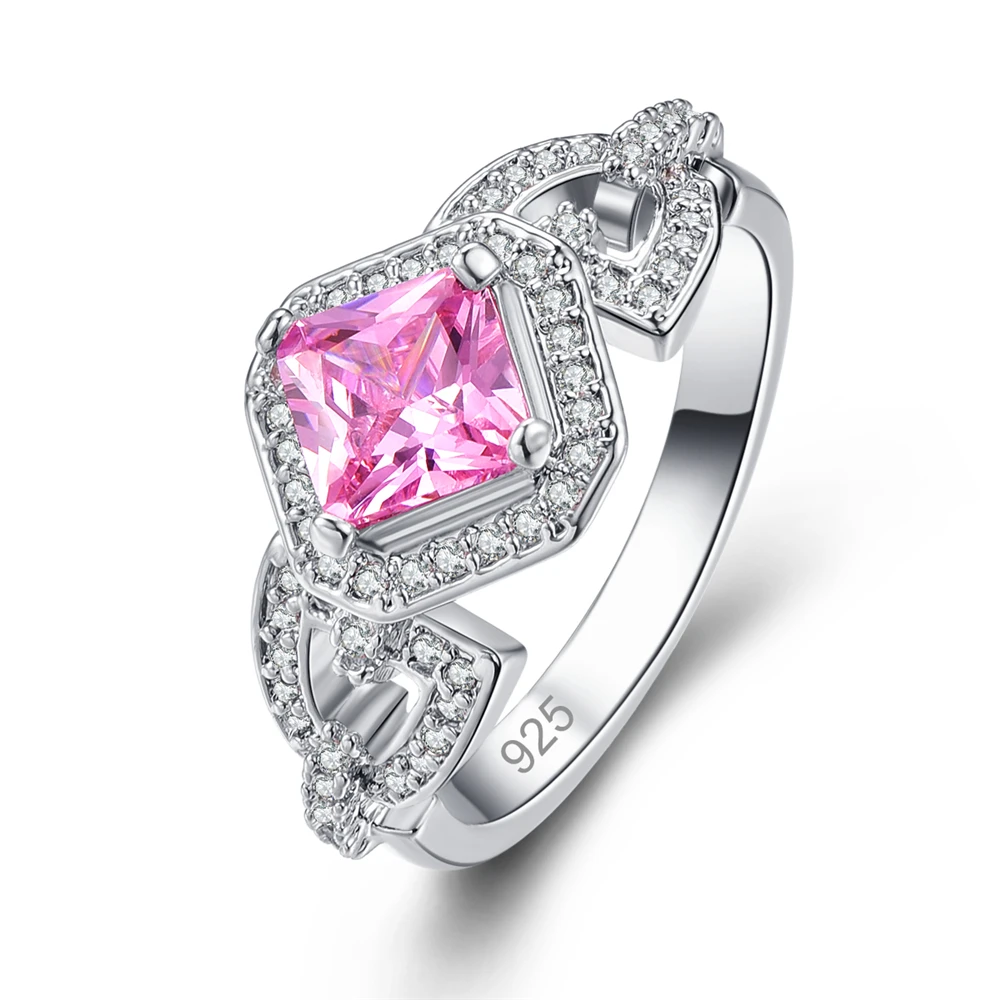 Горячая продажа Радужное розовое ромбовидное турмалиновое кубическое