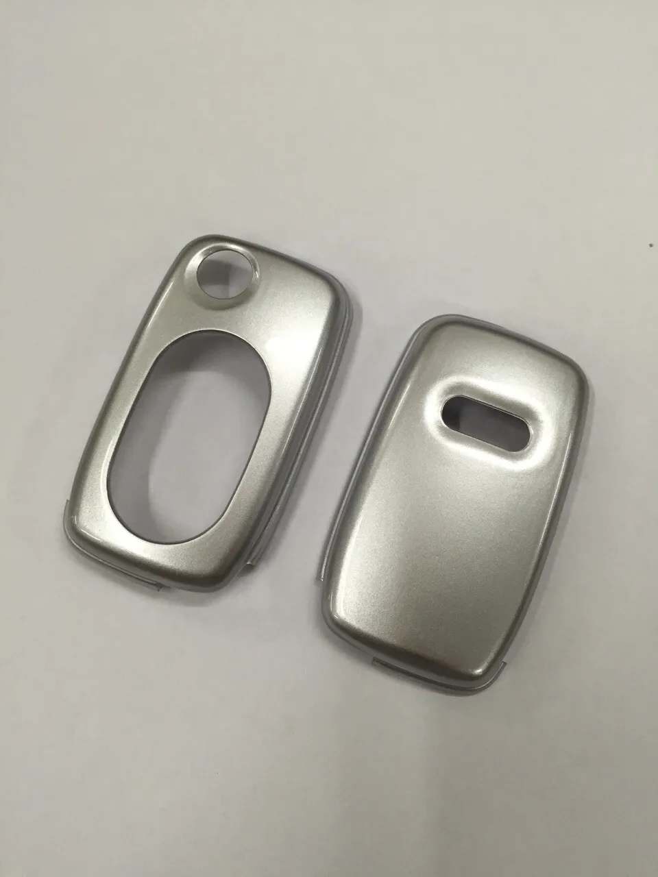 Блеск серебра Цвет флип ключ дистанционный защиты чехол для Audi A3 8L A4 B5 B6 TT MK1 A6 C5 |