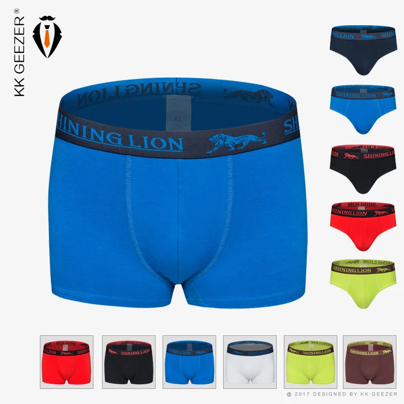 NEW Nice Quality Fashion Sexy Cotton Boxers Men Underwear Shorts Boxer Breathable underpants Solid Black Gray Blue | Мужская одежда