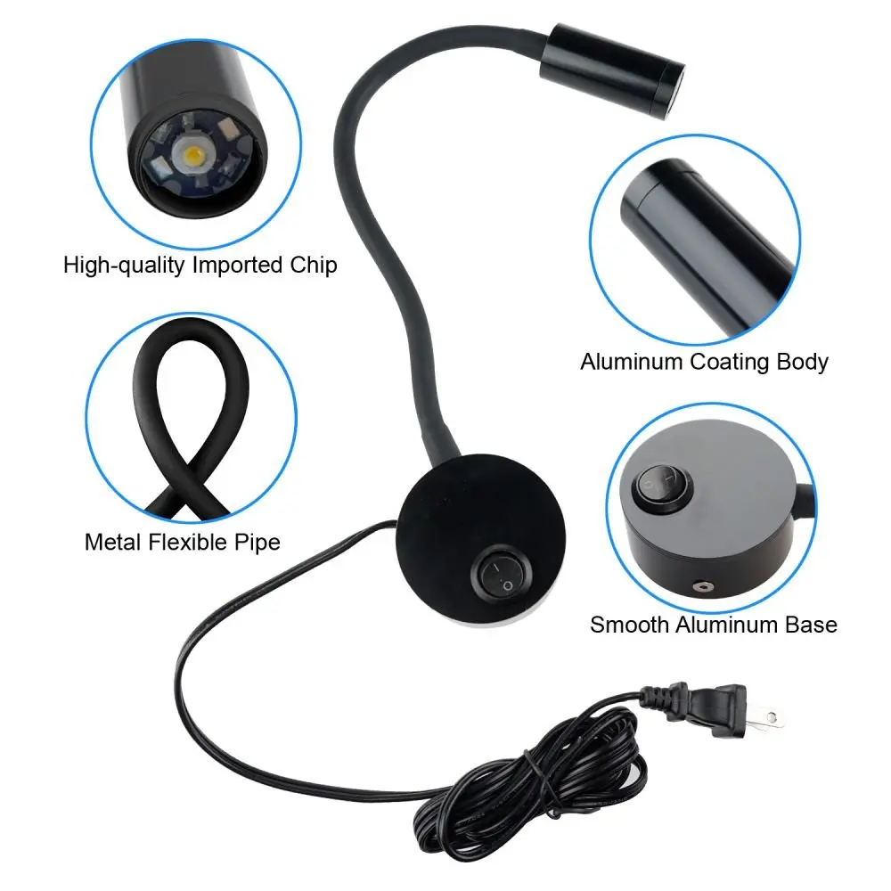 Светодиодный настенный светильник гибкий для спальни|Комнатные настенные LED