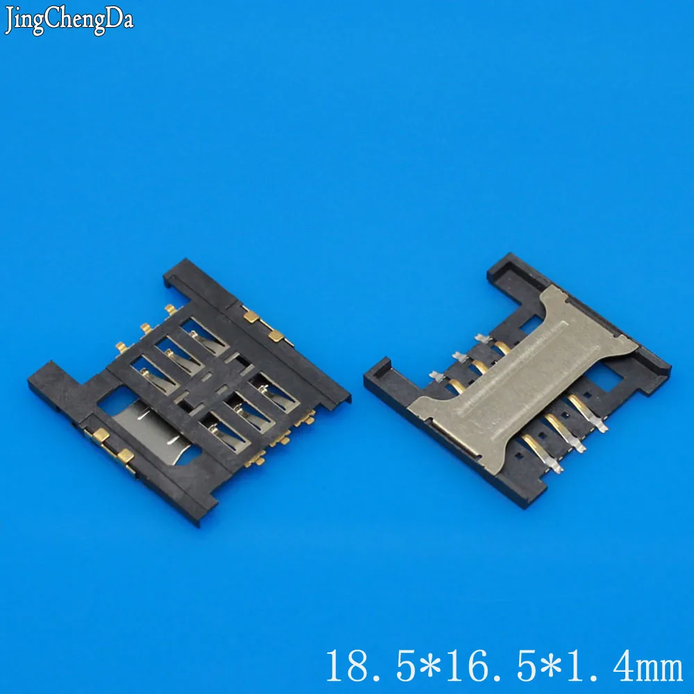 JCD 1 шт. SIM Card Reader слот лотка Держатель Разъем для Lenovo A3000 H A5000 A828T S868T K860I A568t A788