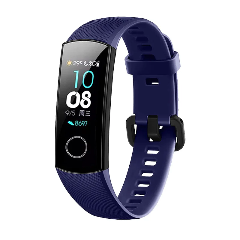 Умный Браслет для huawei Honor Band 4, силиконовый цветной спортивный ремешок для часов, ремешок на запястье для huawei Honor band 5 Correa