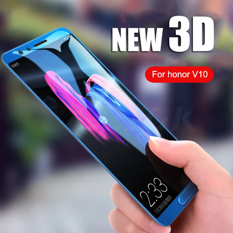 3D полное покрытие из закаленного стекла для Huawei P9 Lite P10 Lite P9 P10 Plus Защитная пленка для экрана для Honor 9 Lite V9 защитное стекло